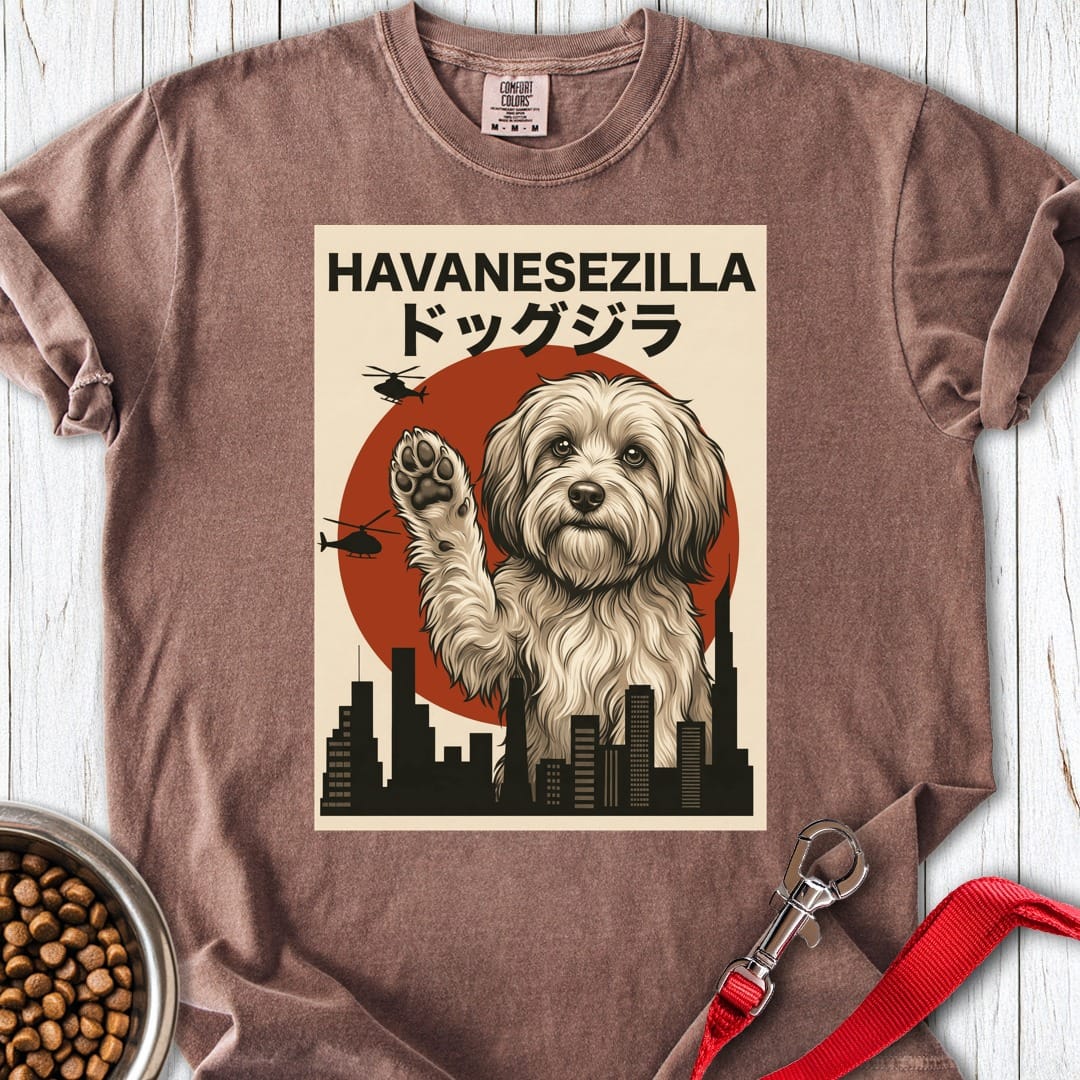 Havanesezilla Havanese Premium Tee Espresso