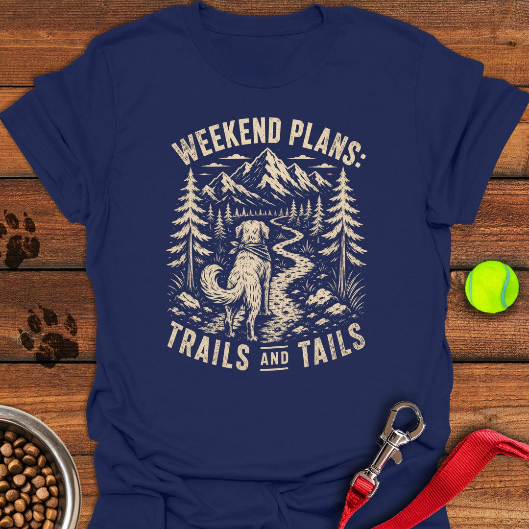 Hiking Golden Retriever Navy