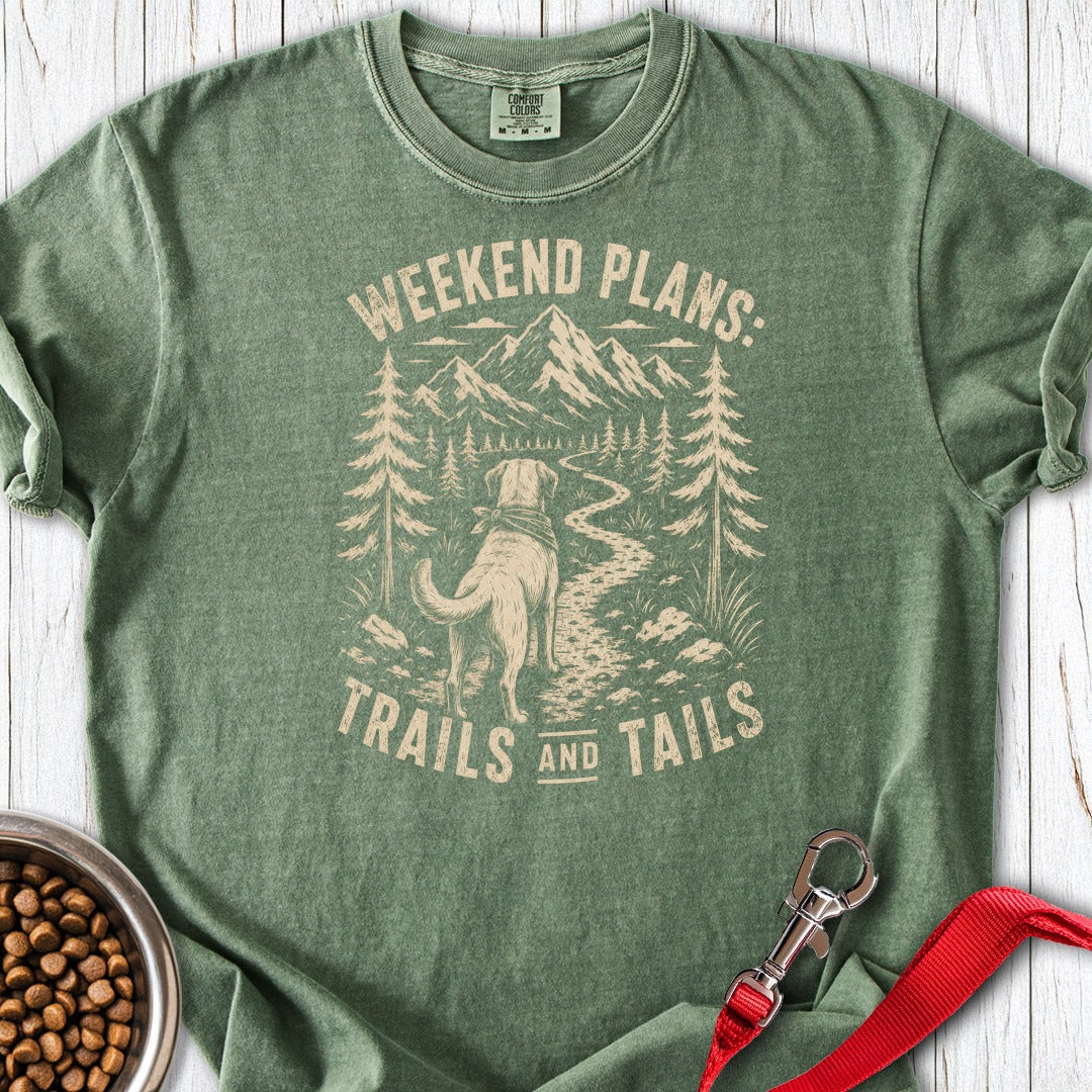 Hiking Labrador Premium Tee Moss