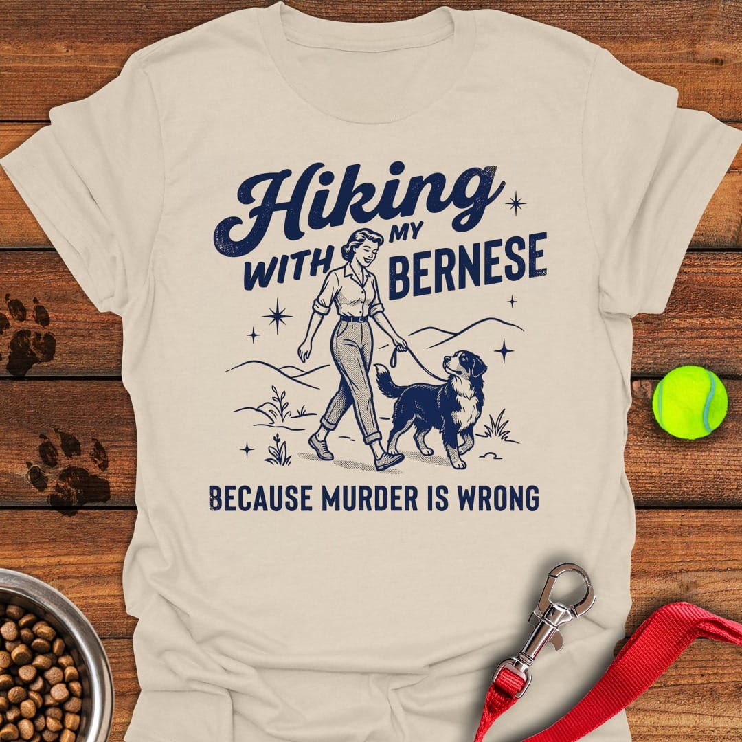 Hiking With My Bernese Mountain Dog Natural