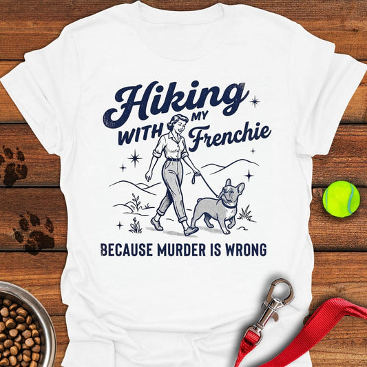 Hiking With My Frenchie White