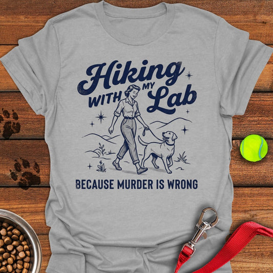 Hiking With My Lab Sport Grey