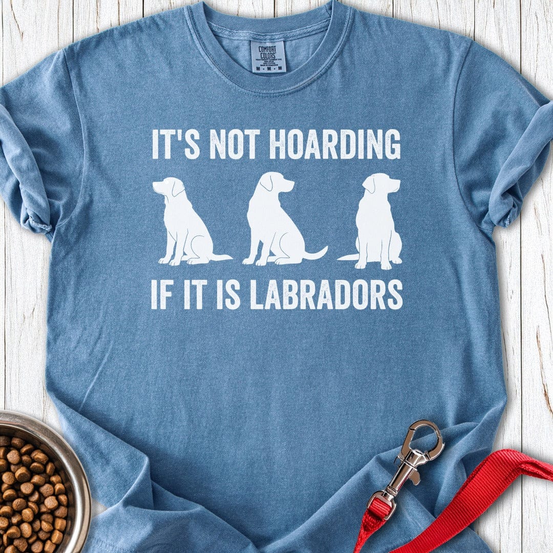 Hoarding Labradors Premium Tee Blue Jean