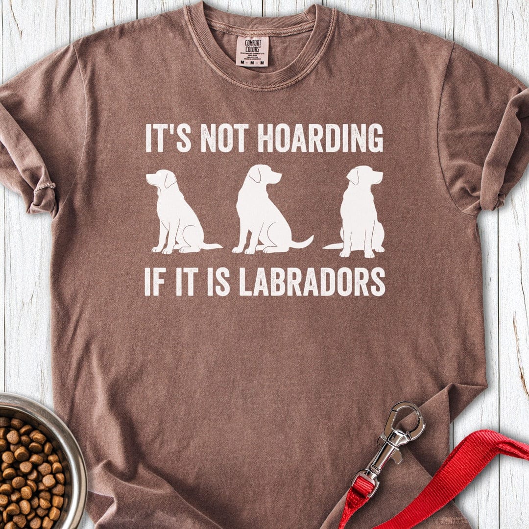 Hoarding Labradors Premium Tee Espresso