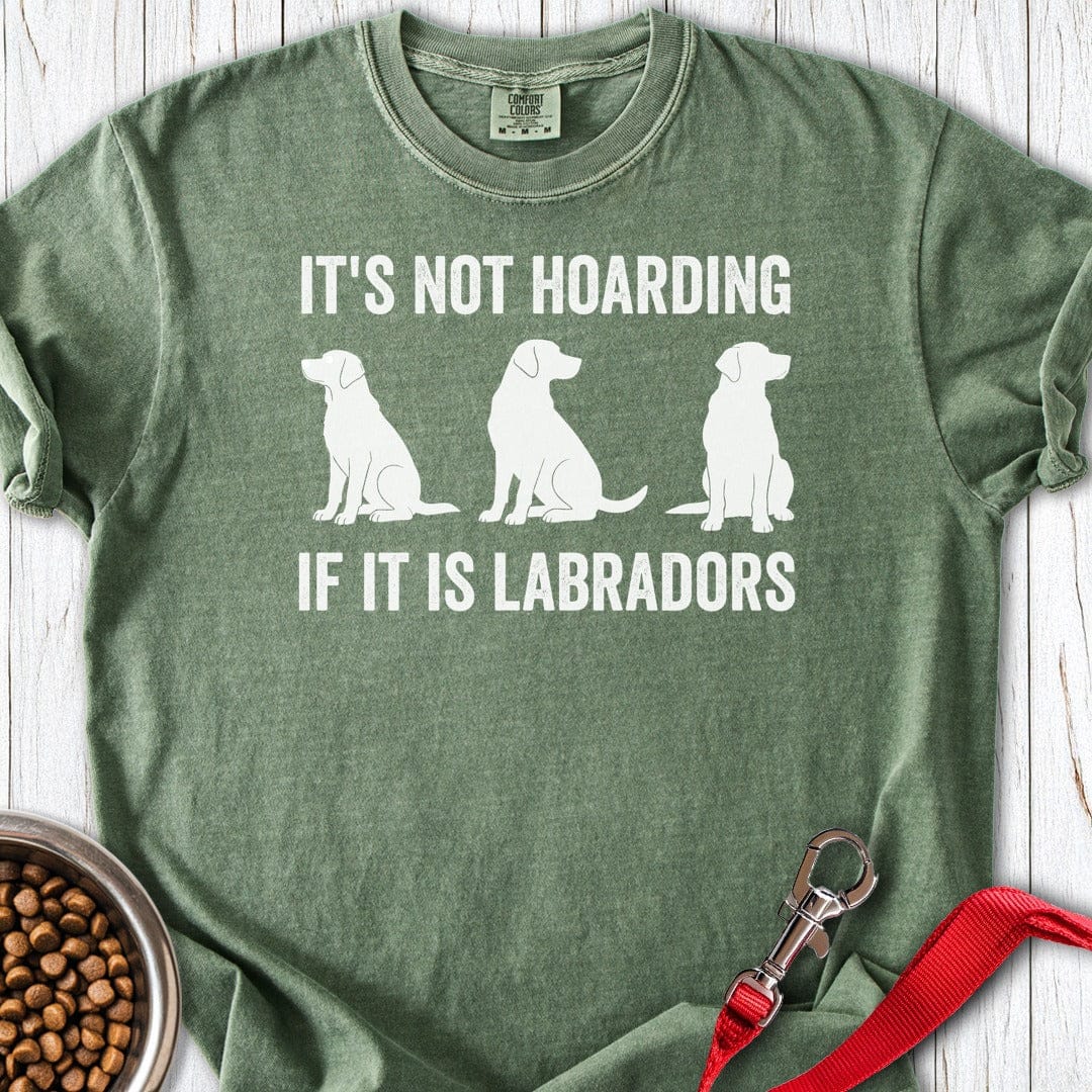 Hoarding Labradors Premium Tee Moss