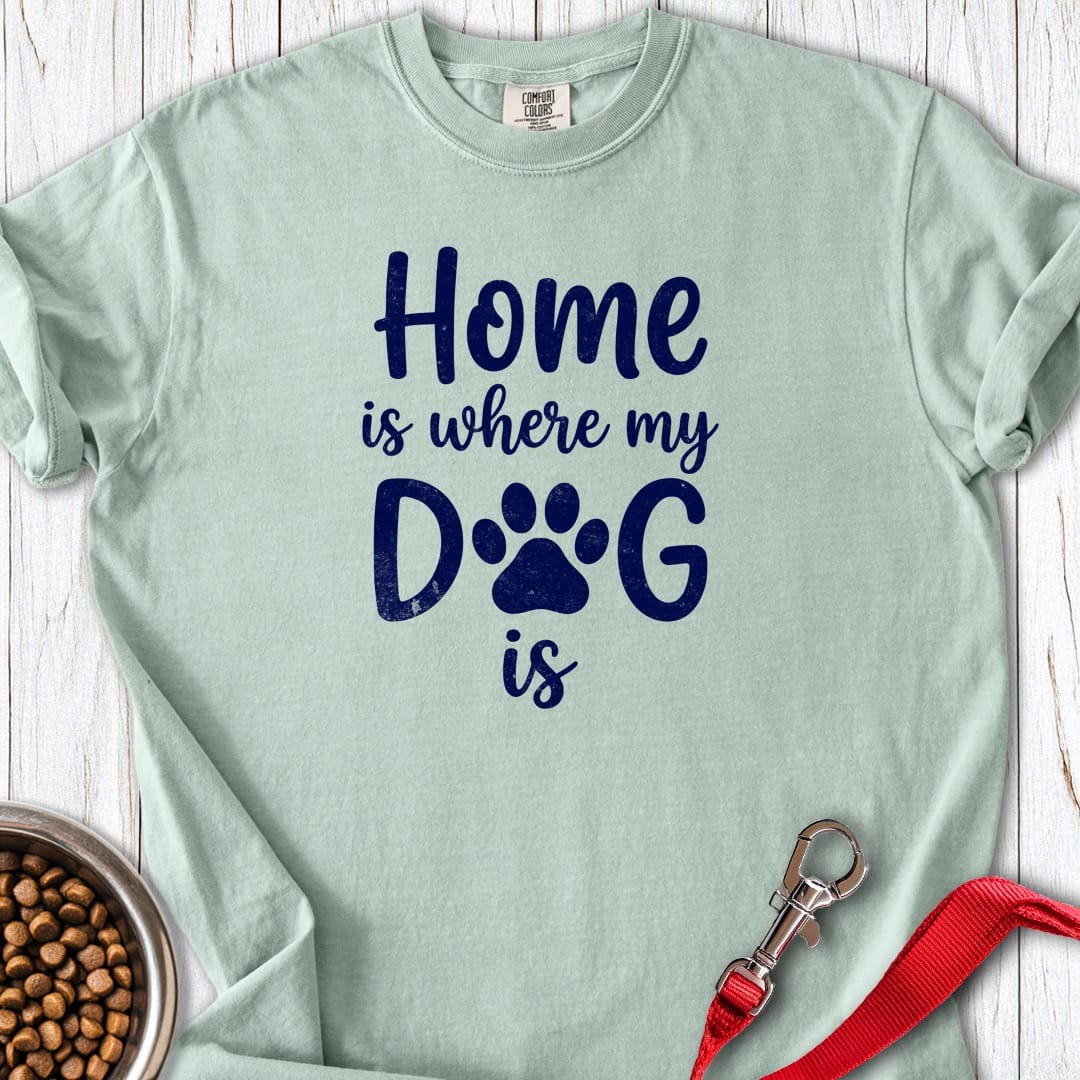 Home Dog Premium Tee Bay