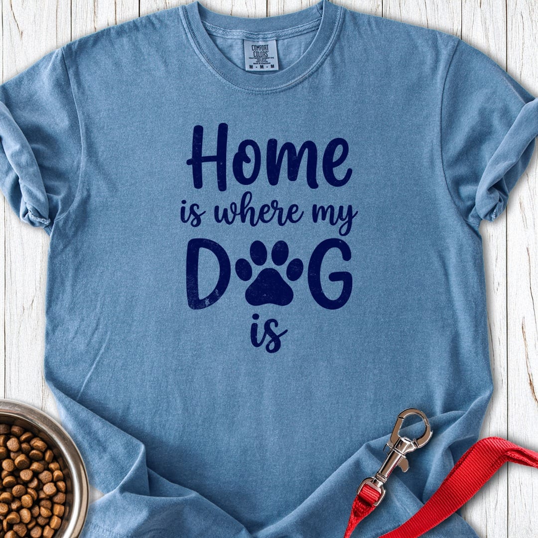Home Dog Premium Tee Blue Jean
