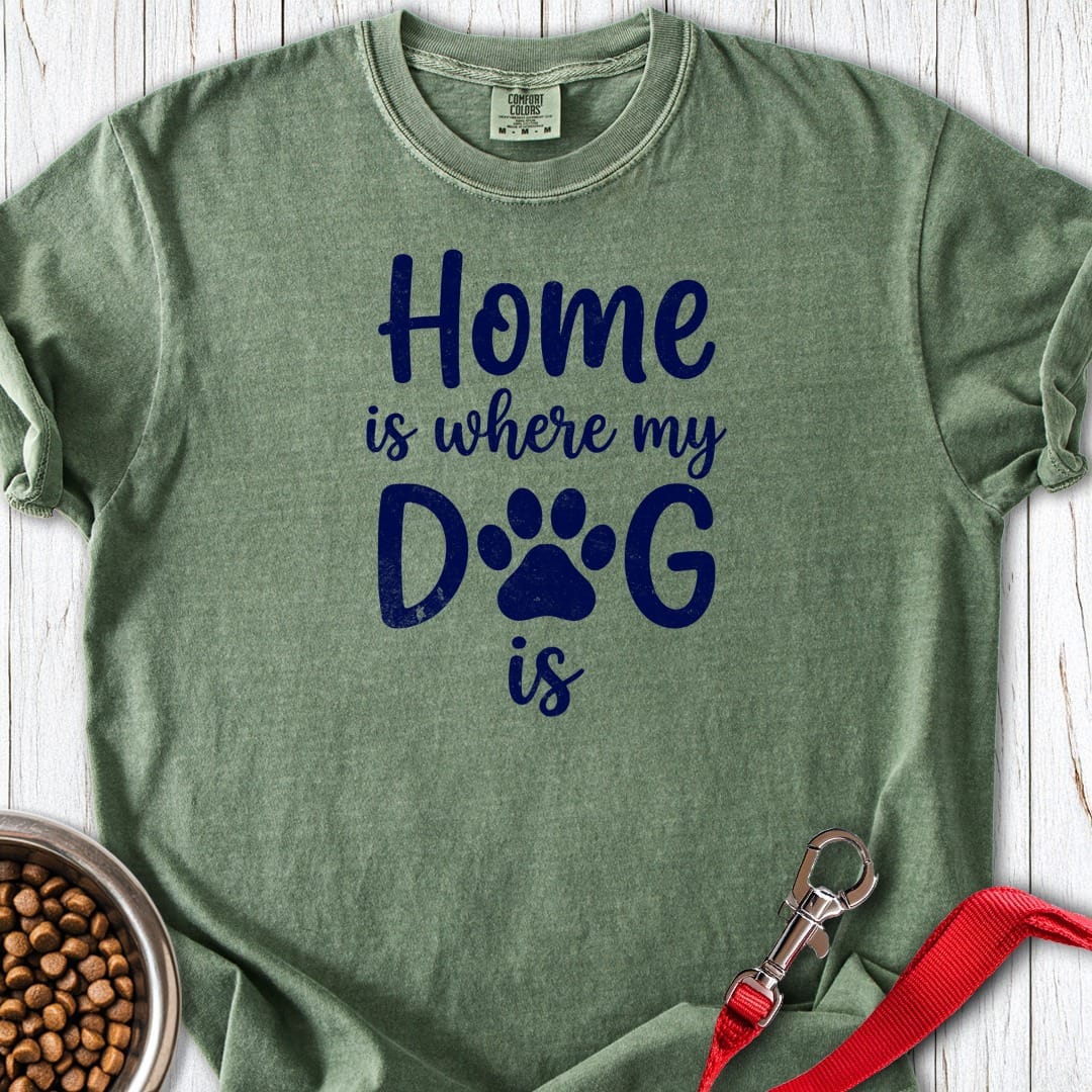 Home Dog Premium Tee Moss