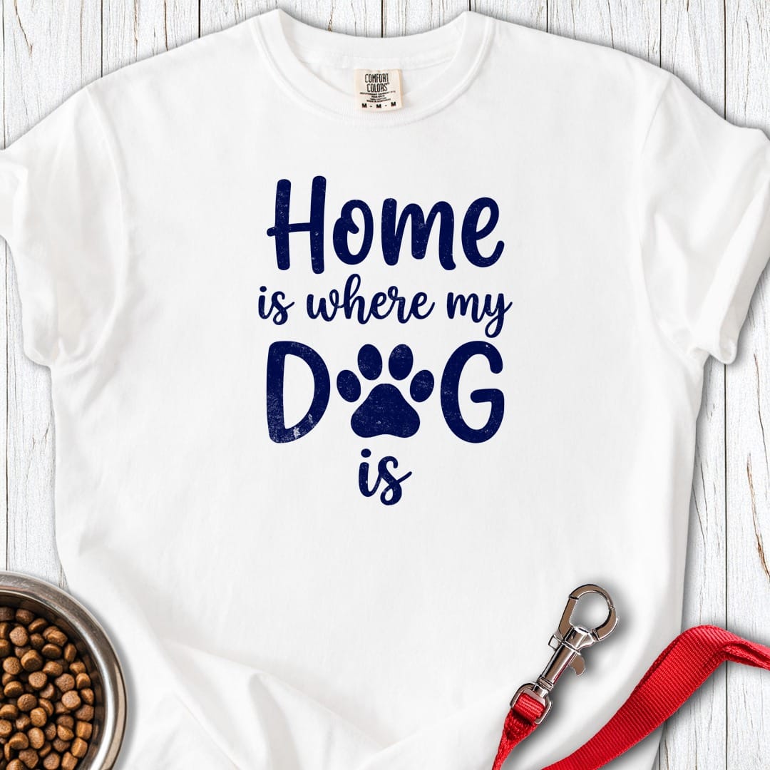 Home Dog Premium Tee White