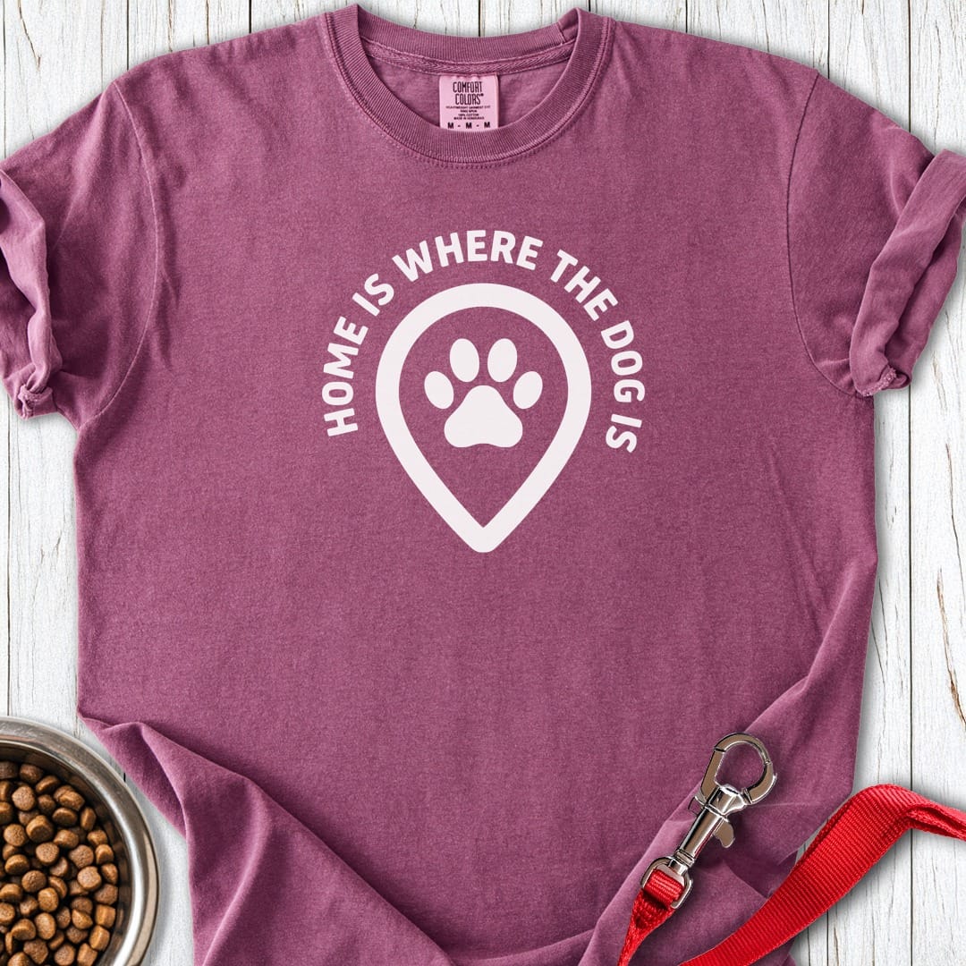 Home is Where the Dog is Premium Tee Berry
