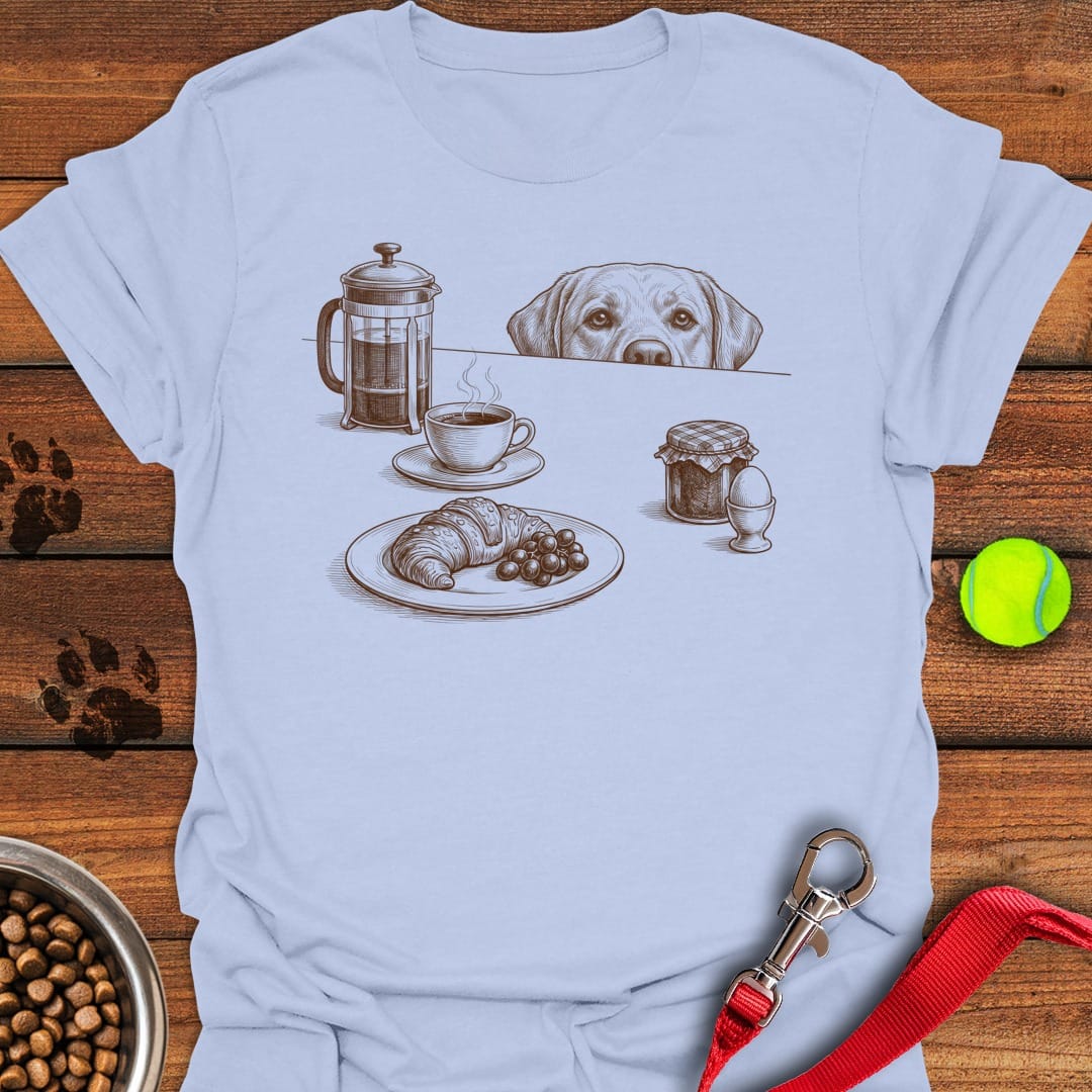Hungry Labrador Light Blue