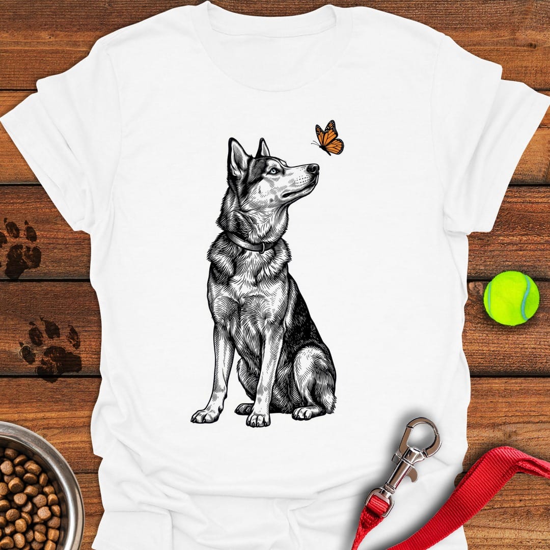 Husky Butterfly White