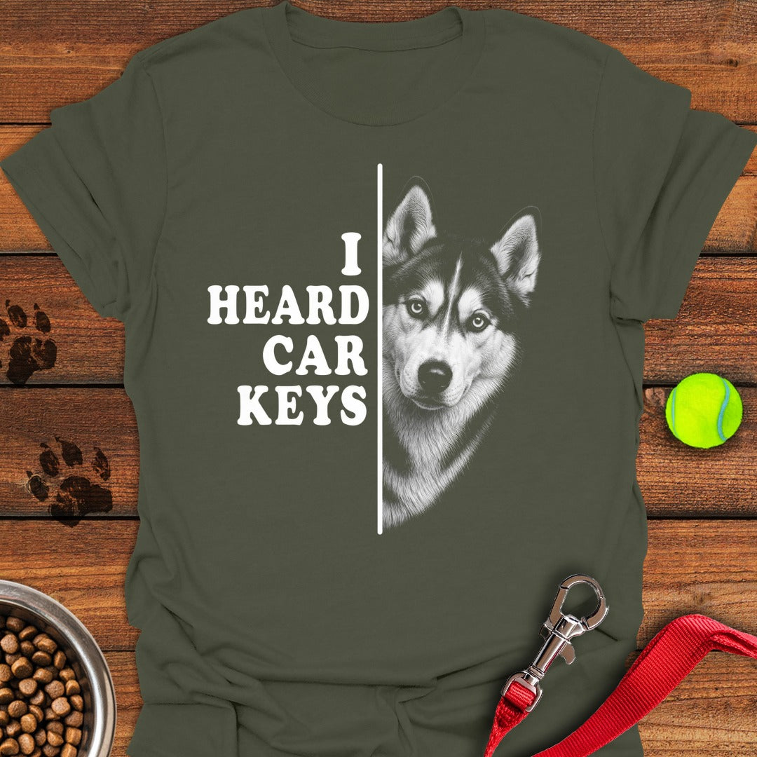 Husky Car Keys Military Green