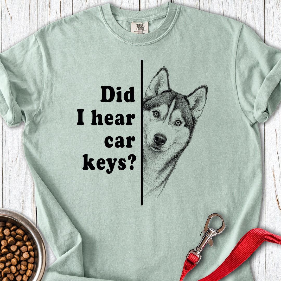 Husky Car Keys Premium Tee Bay