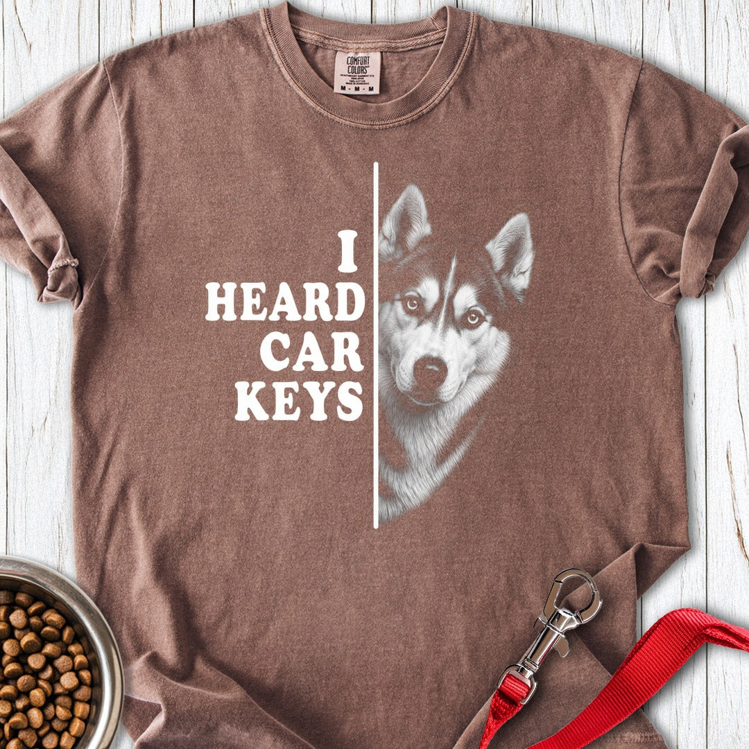 Husky Car Keys Premium Tee Espresso