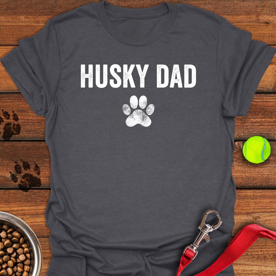 Husky Dad Dark Heather
