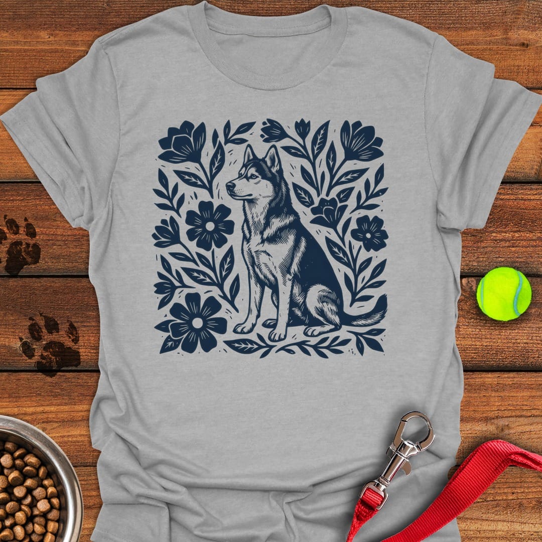 Husky Linocut Sport Grey