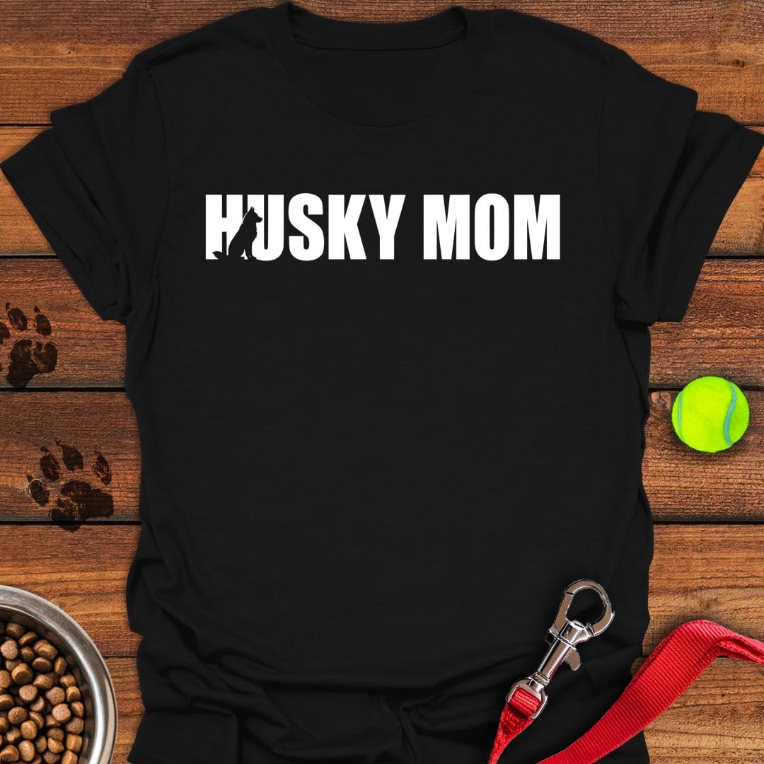 Husky Mom Black