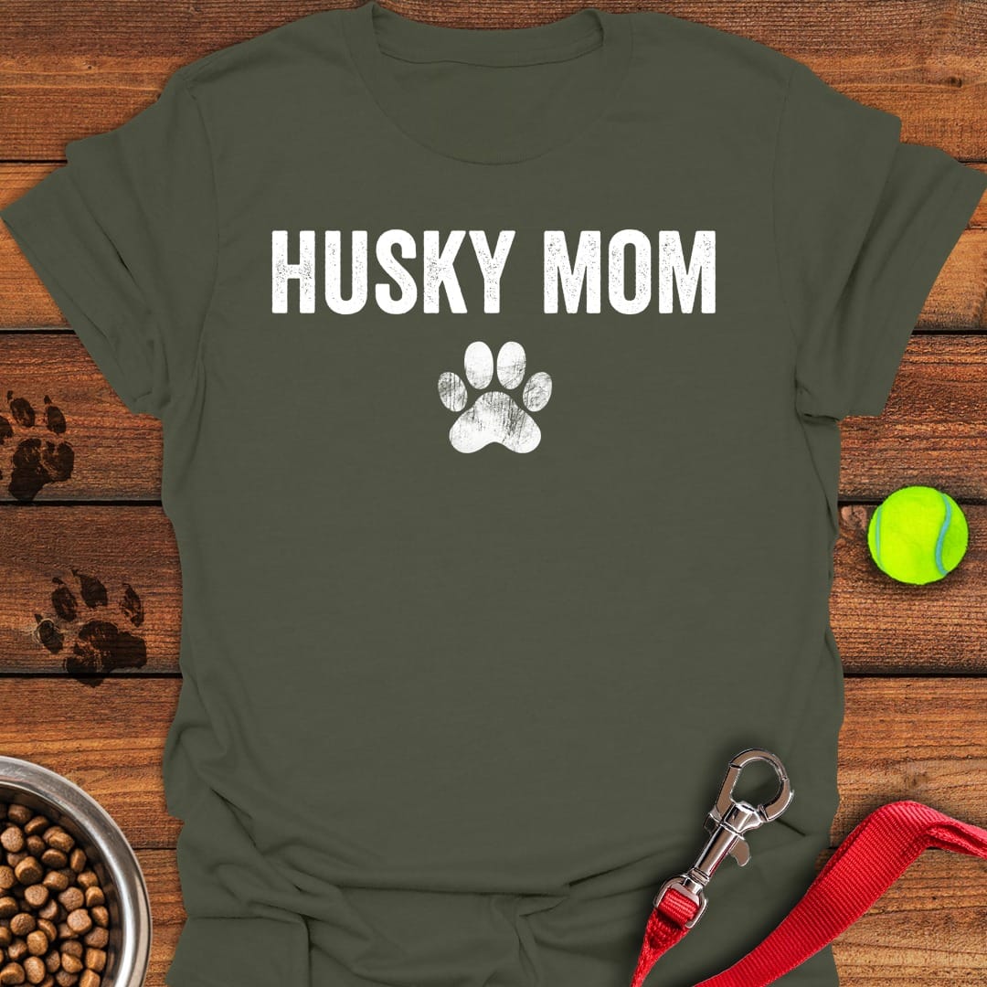 Husky Mom Military Green