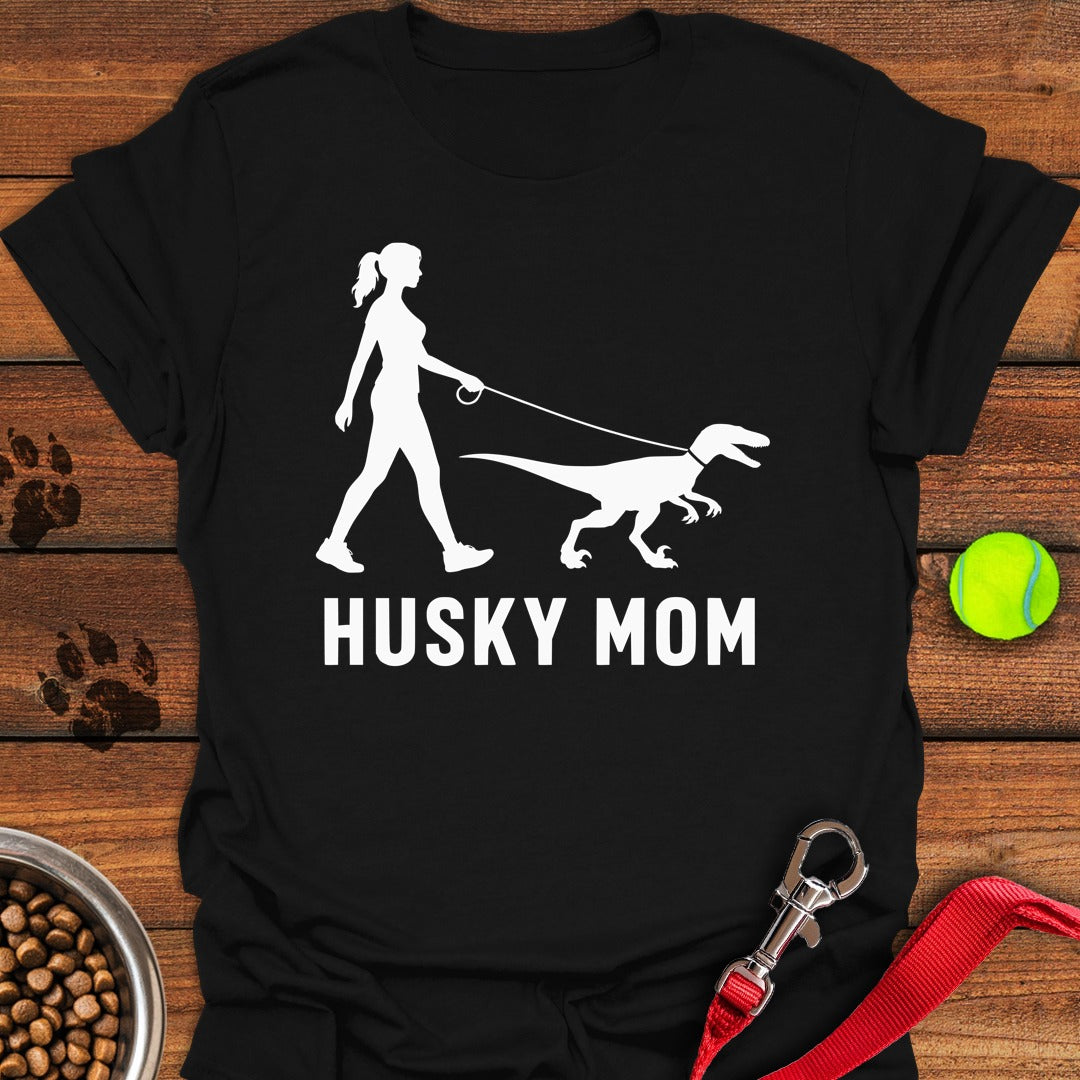 Husky Mom Velociraptor Black