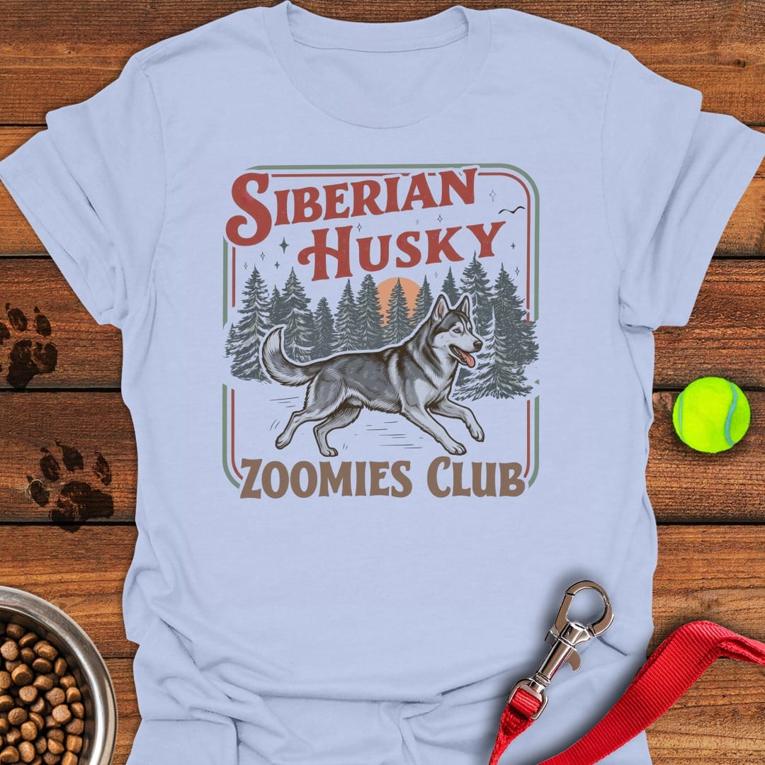 Husky Zoomies Club Light Blue
