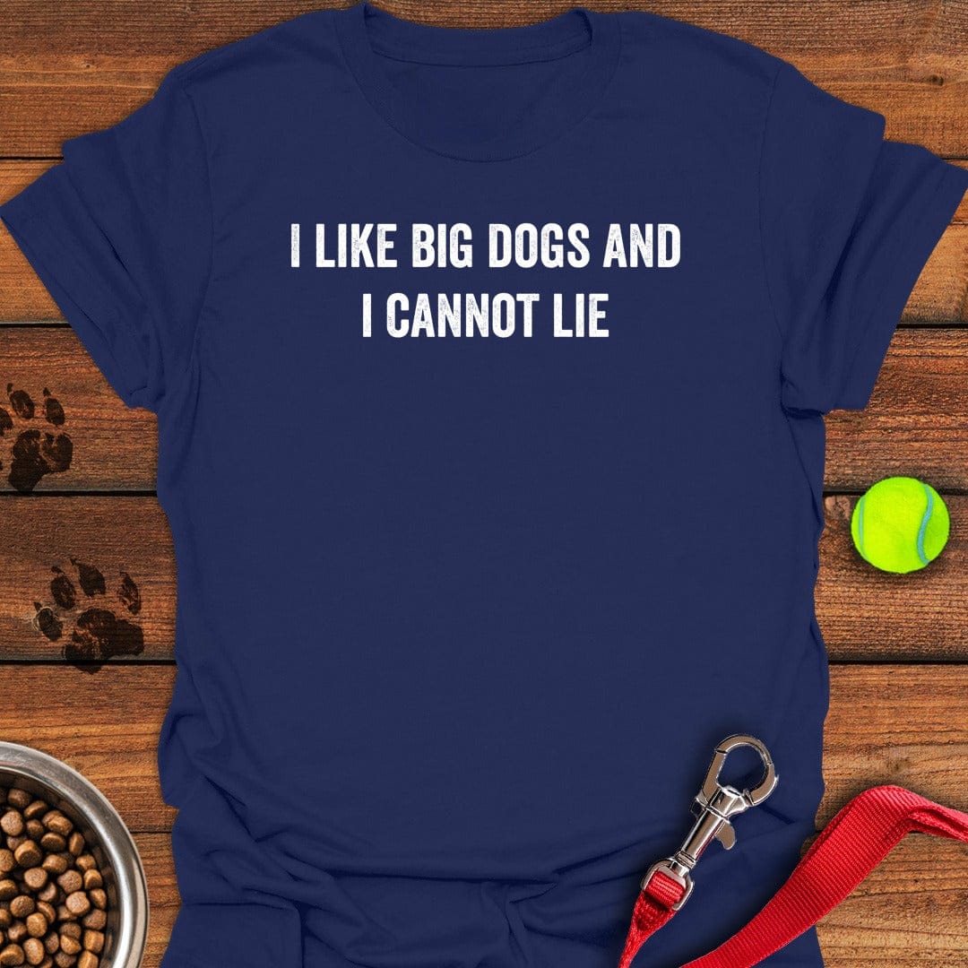 I Like Big Dogs Navy