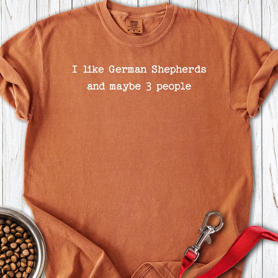 I Like German Shepherds Premium Tee Yam