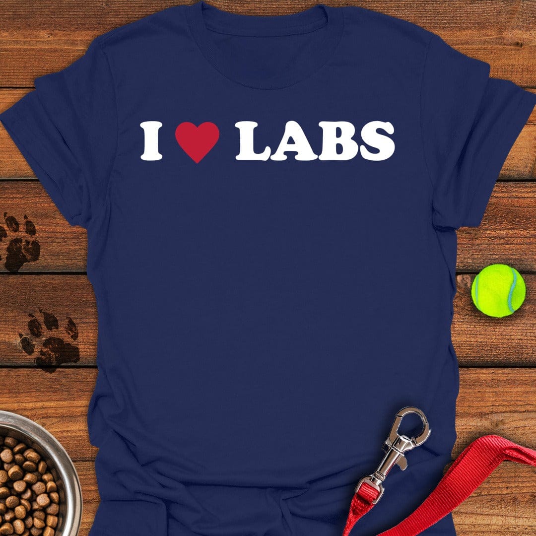 I Love Labs Navy