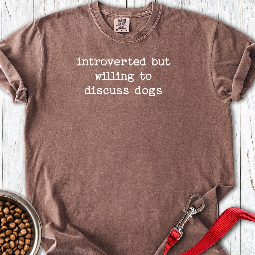 Introverted Dog Lover Premium Tee Espresso
