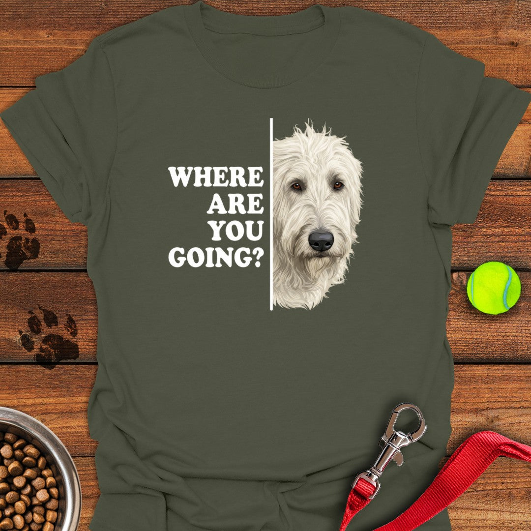 Irish Wolfhound Alert Military Green