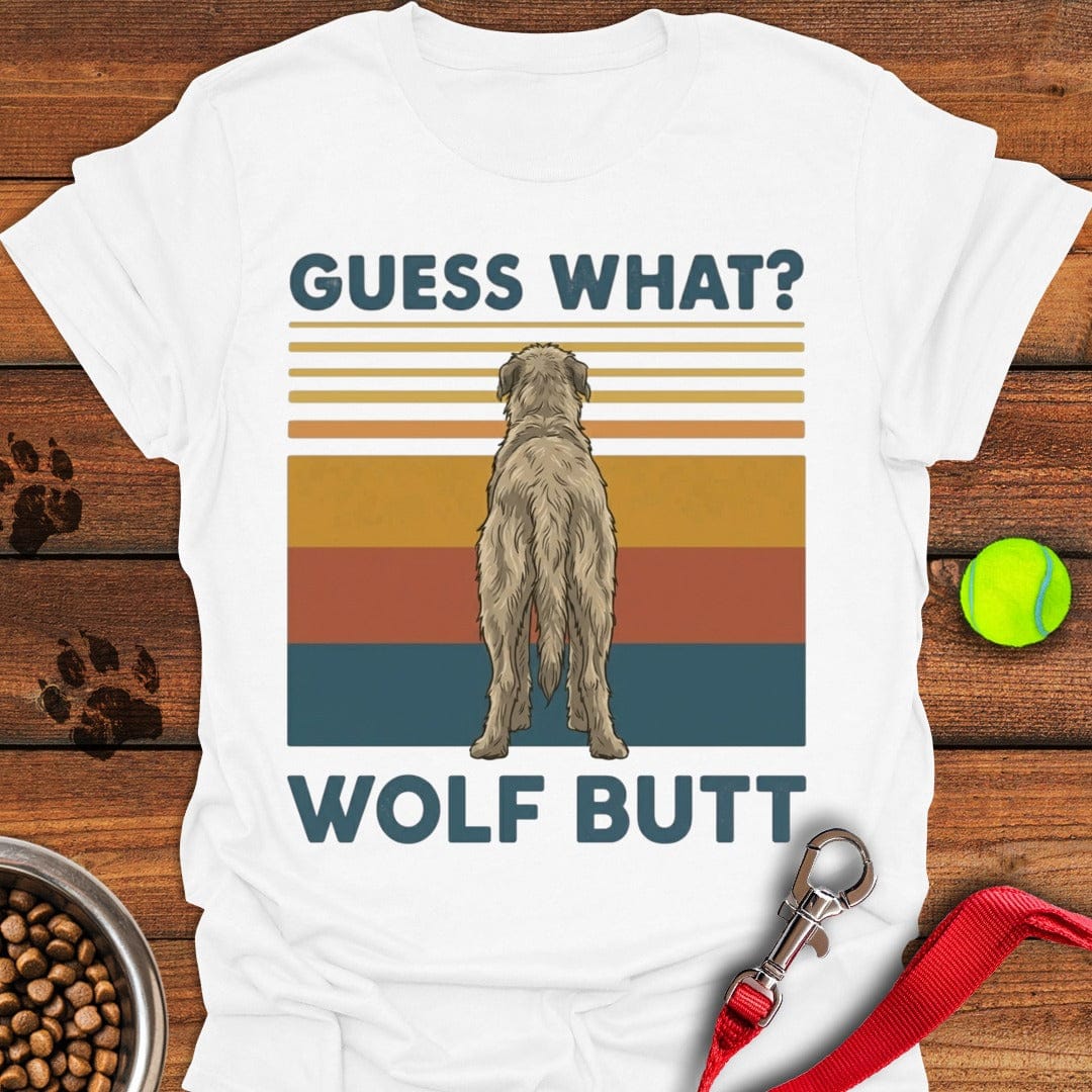Irish Wolfhound Butt White