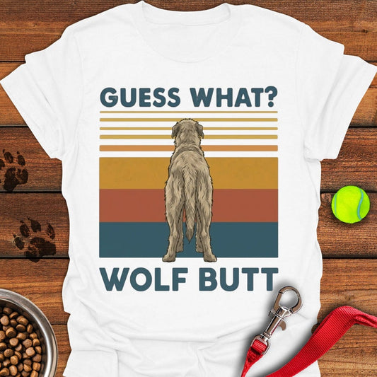 Irish Wolfhound Butt White