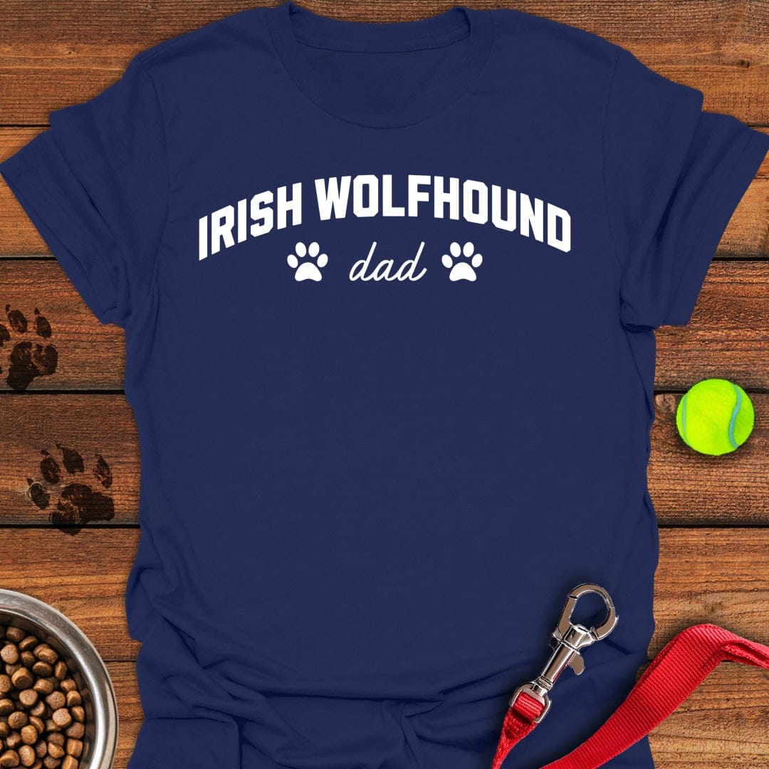Irish Wolfhound Dad Navy