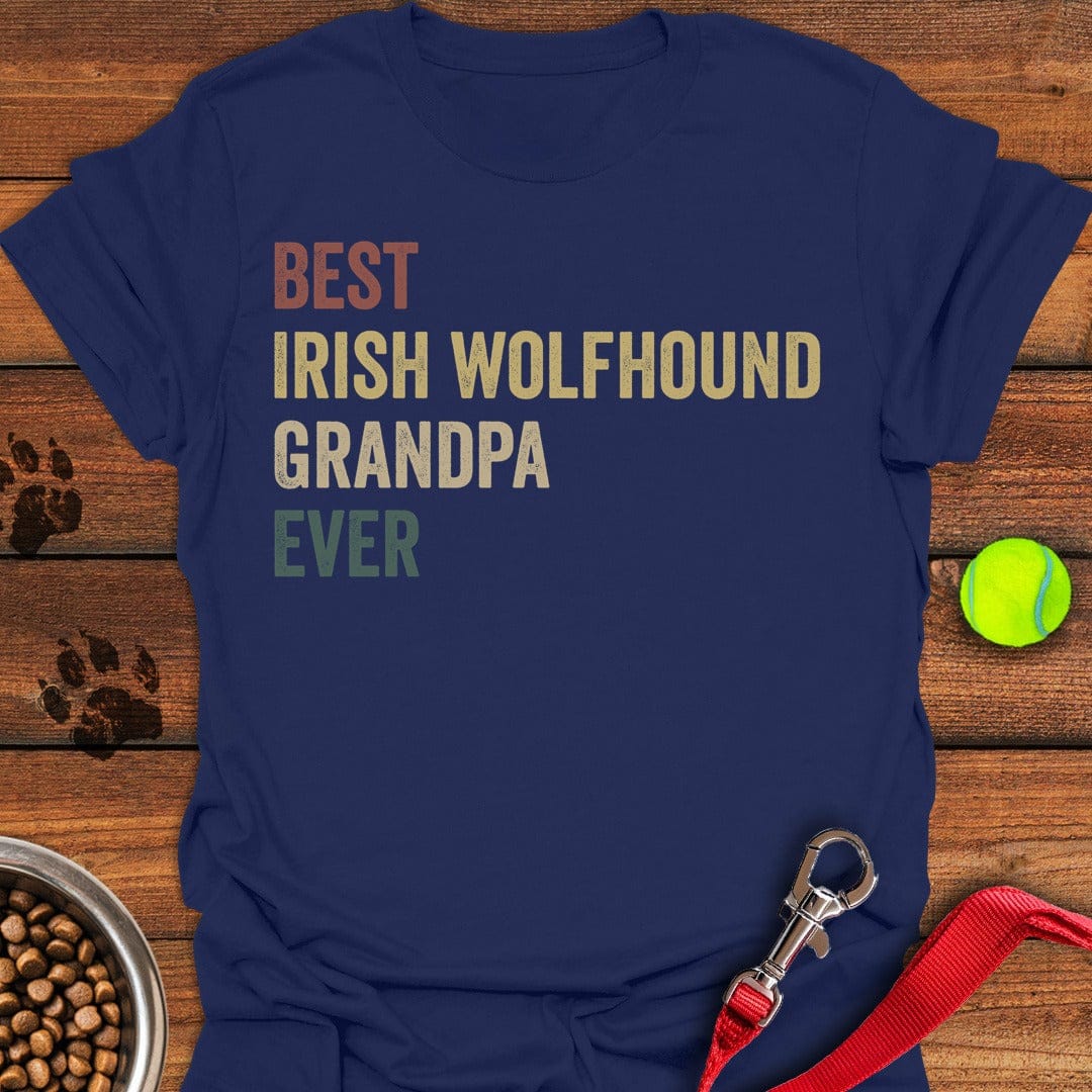 Irish Wolfhound Grandpa Navy
