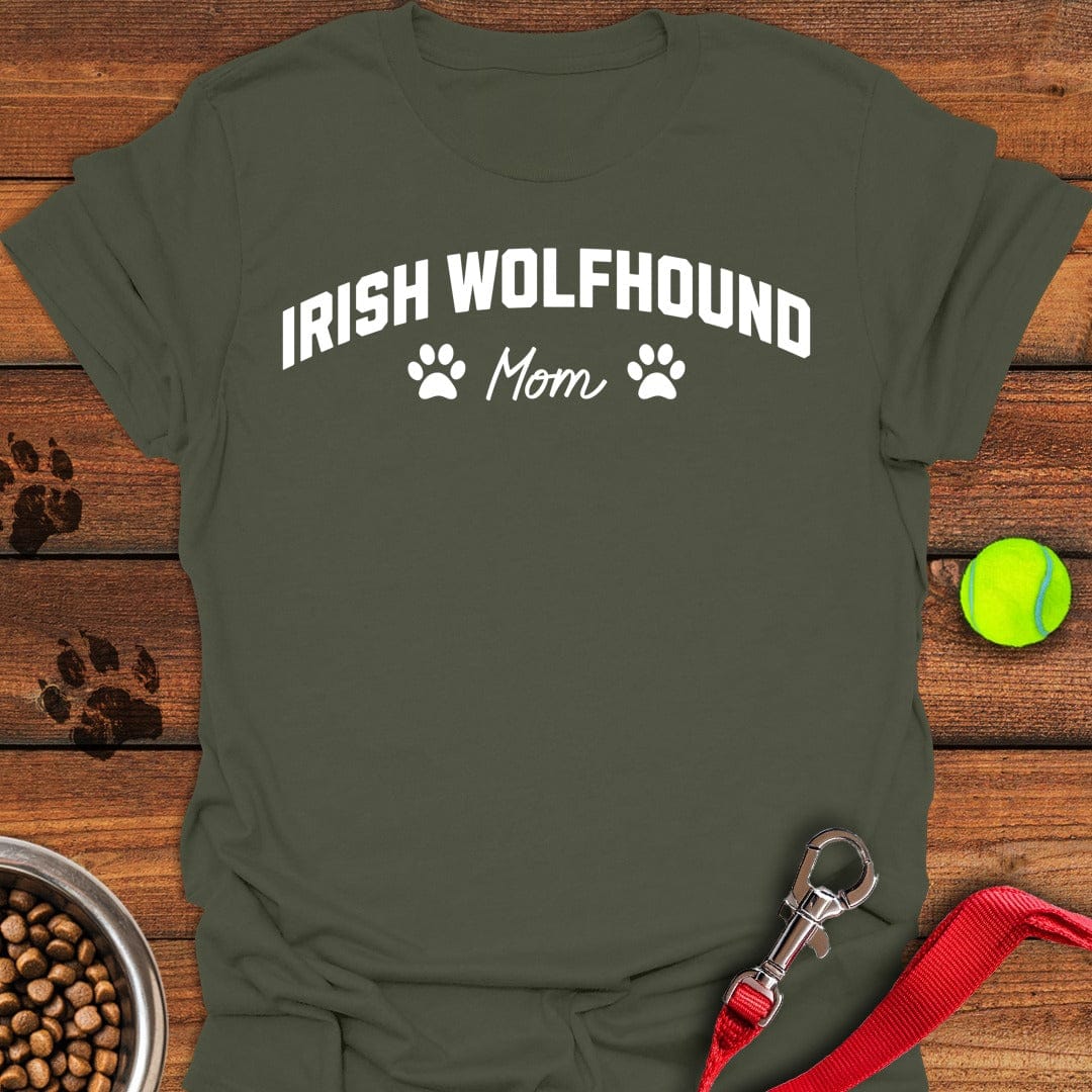 Irish Wolfhound Mom Military Green
