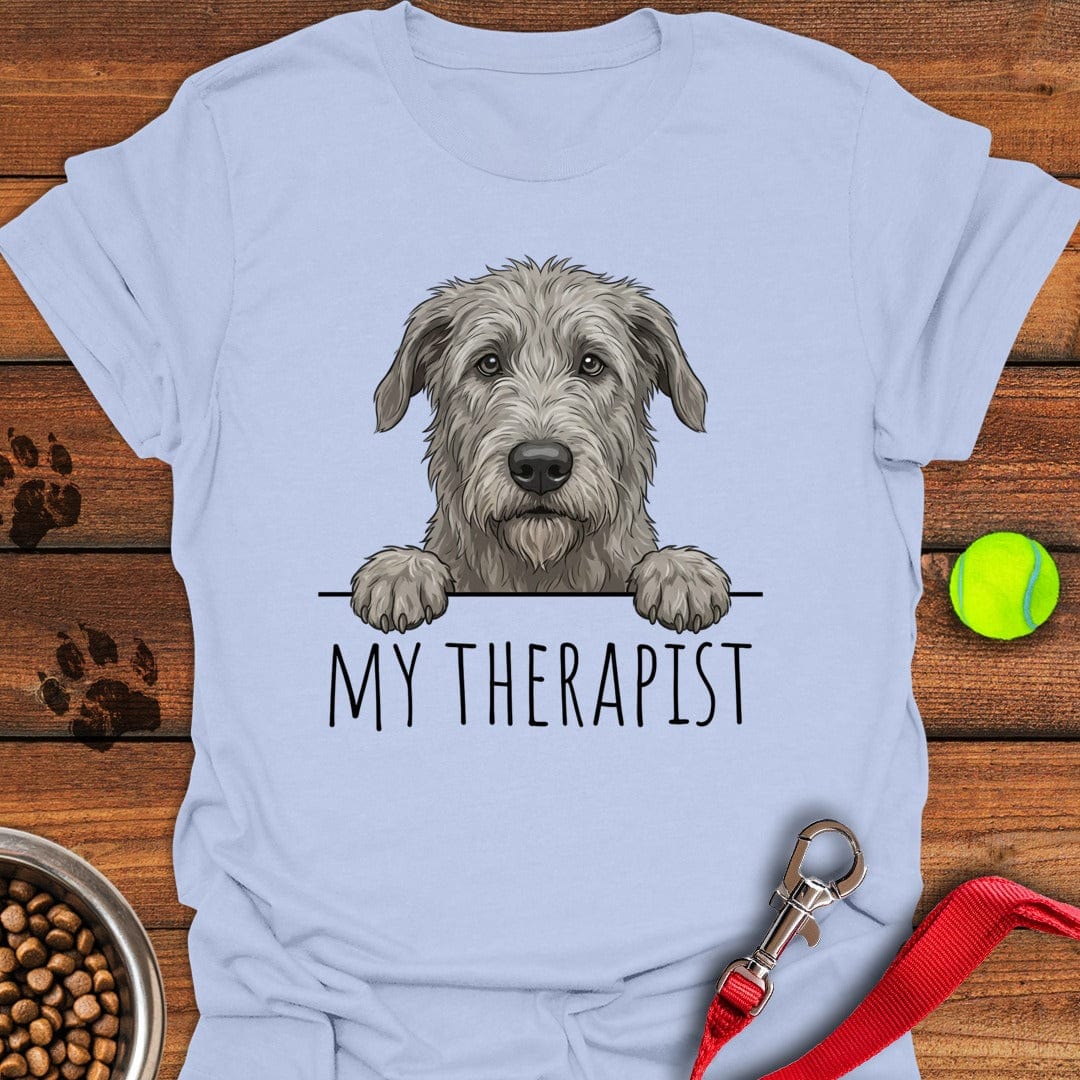 Irish Wolfhound Therapist Light Blue