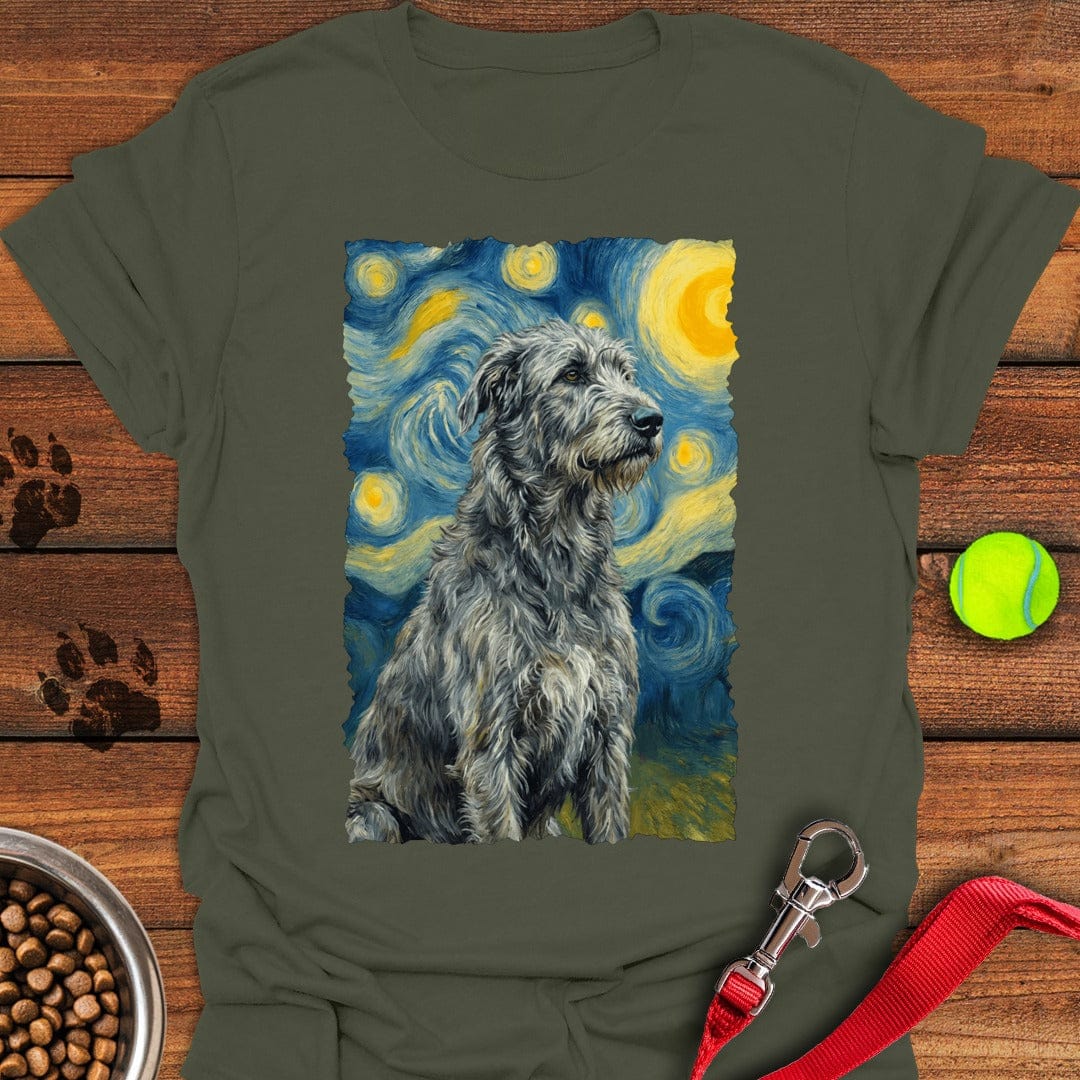 Irish Wolfhound Van Gogh Military Green
