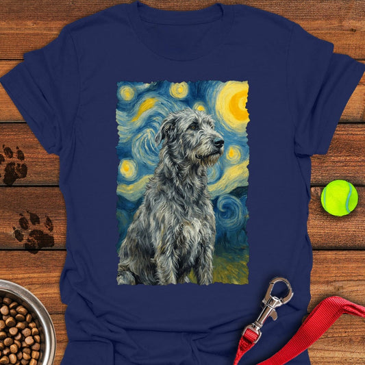 Irish Wolfhound Van Gogh Navy