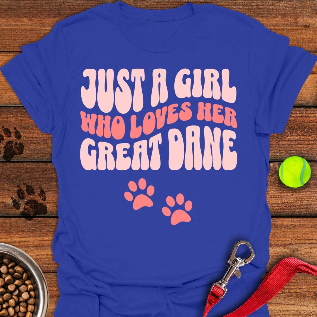 Just a Girl Who Loves Her Great Dane Royal