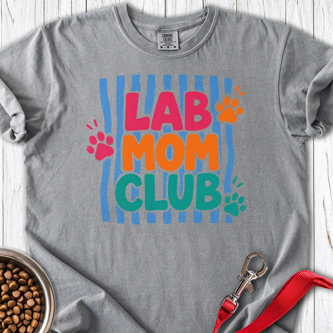 Lab Mom Club Premium Tee Grey
