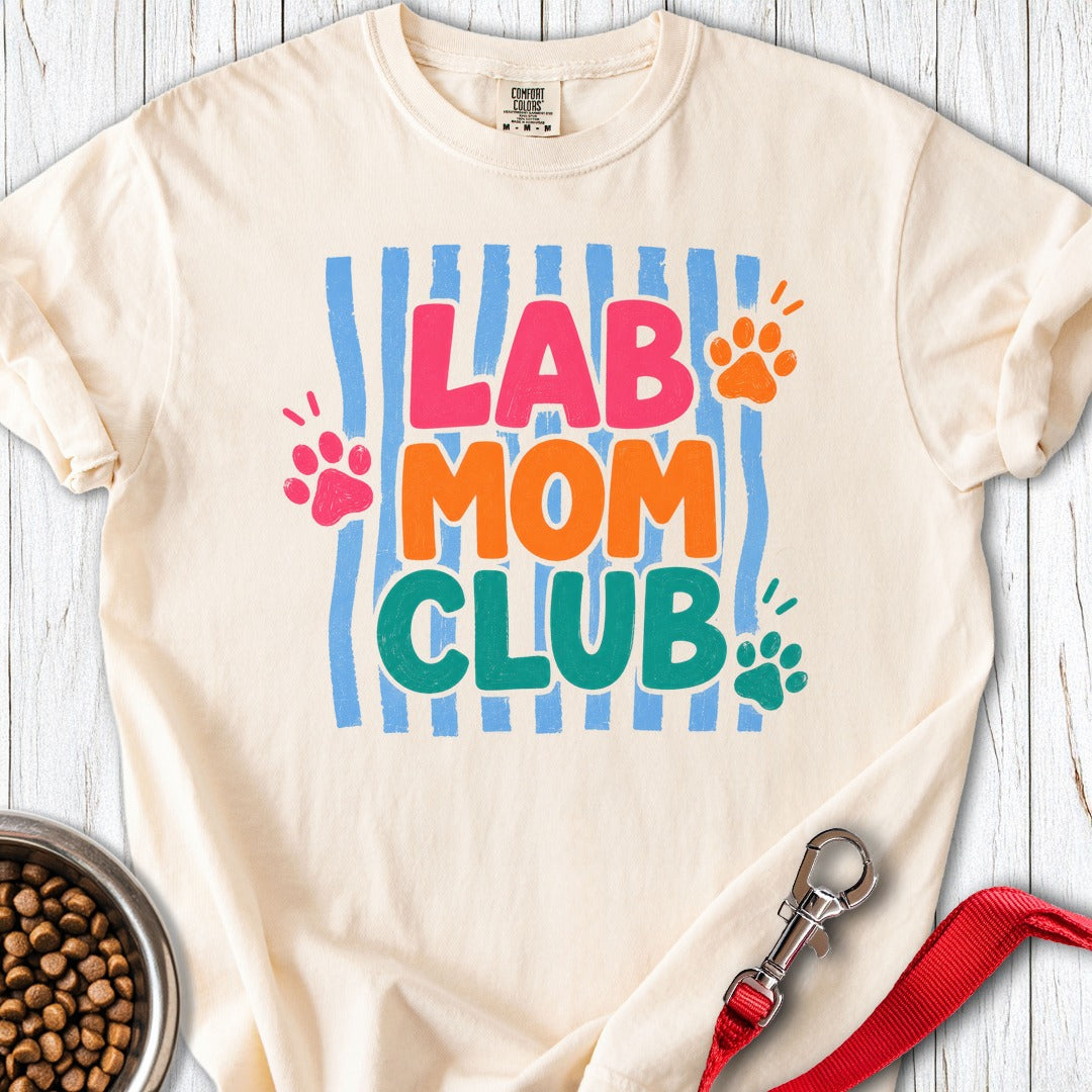 Lab Mom Club Premium Tee Ivory