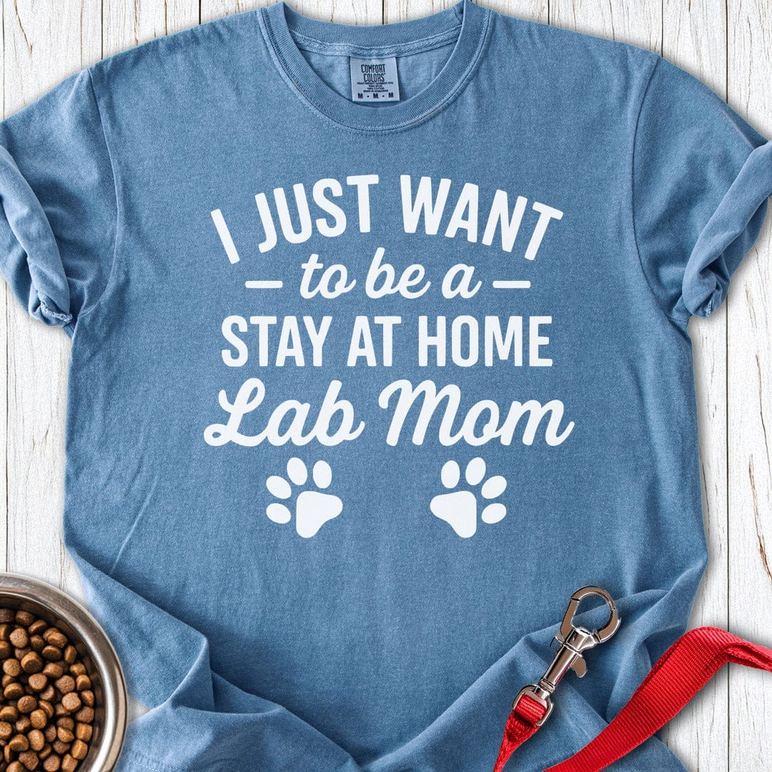 Lab Mom Premium Tee Blue Jean