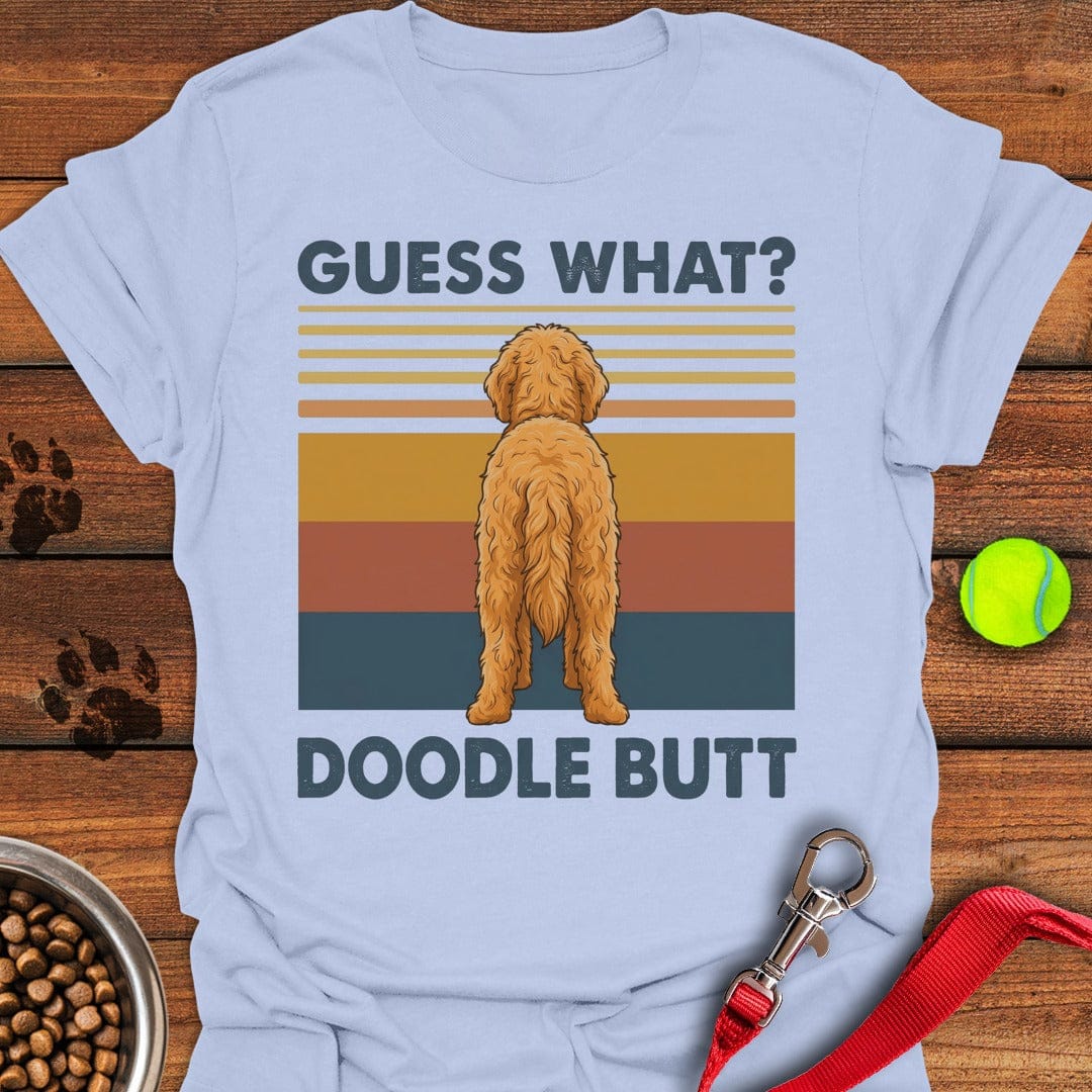 Labradoodle Butt Light Blue