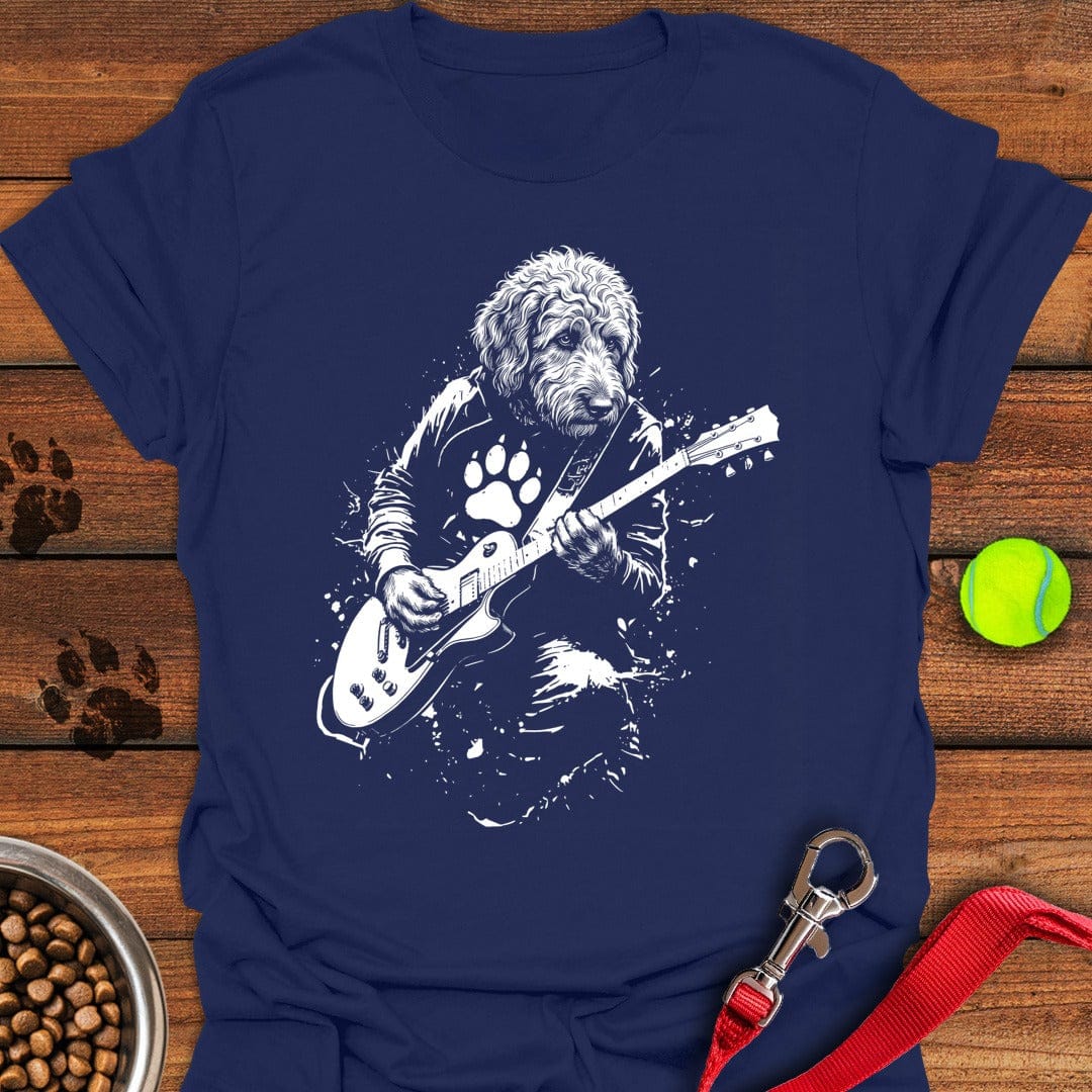 Labradoodle Guitar Navy