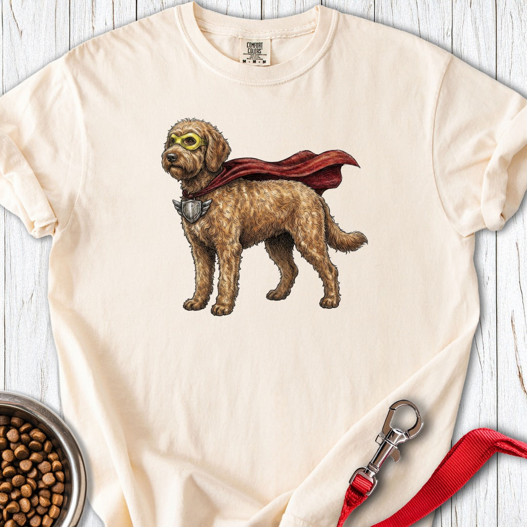 Labradoodle Superhero Premium Tee Ivory