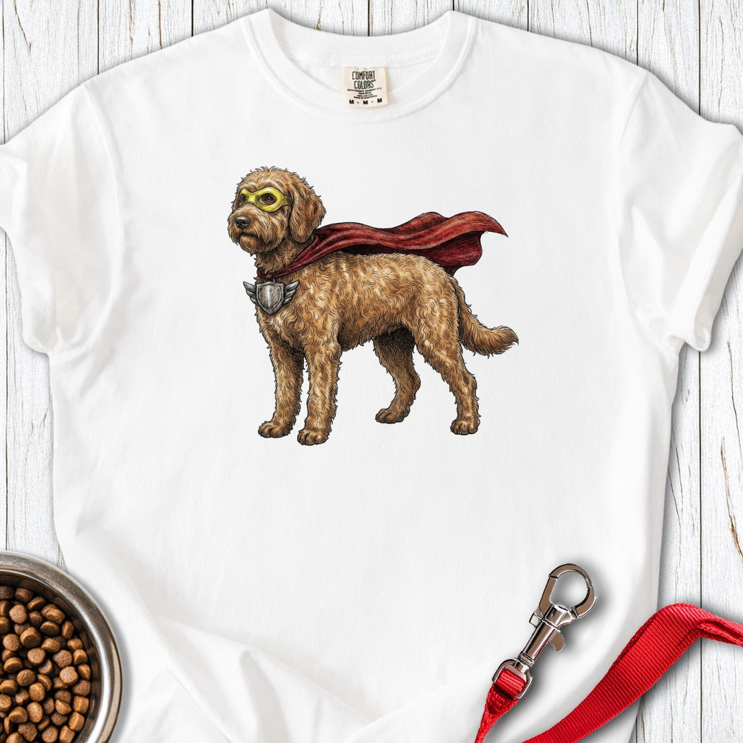 Labradoodle Superhero Premium Tee White