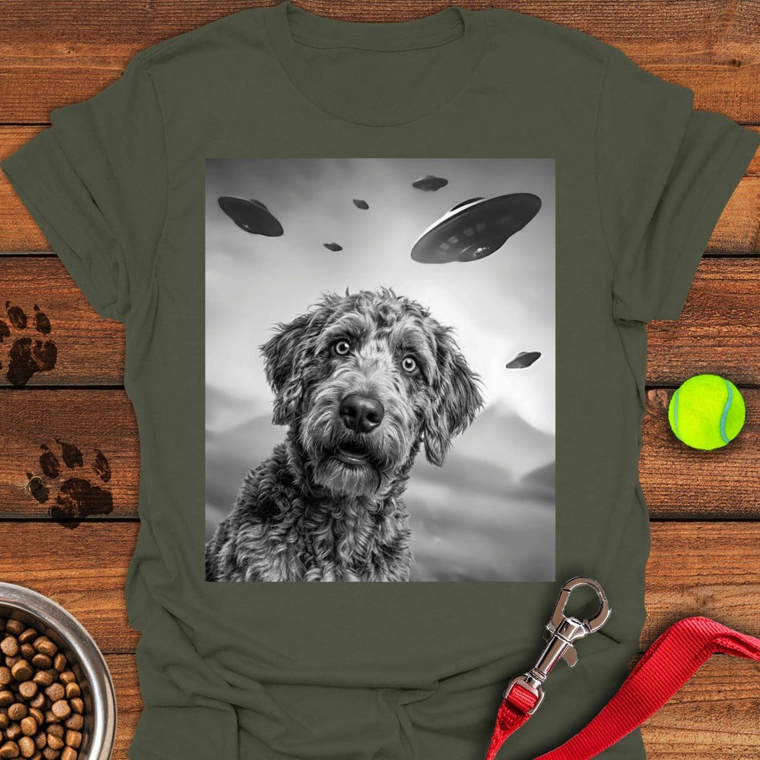 Labradoodle UFO Military Green