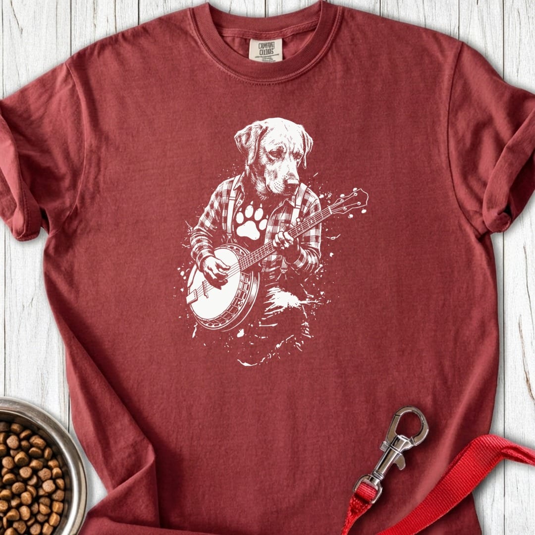 Labrador Banjo Premium Tee Brick