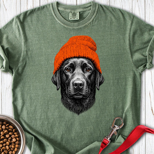 Labrador Beanie Premium Tee Moss