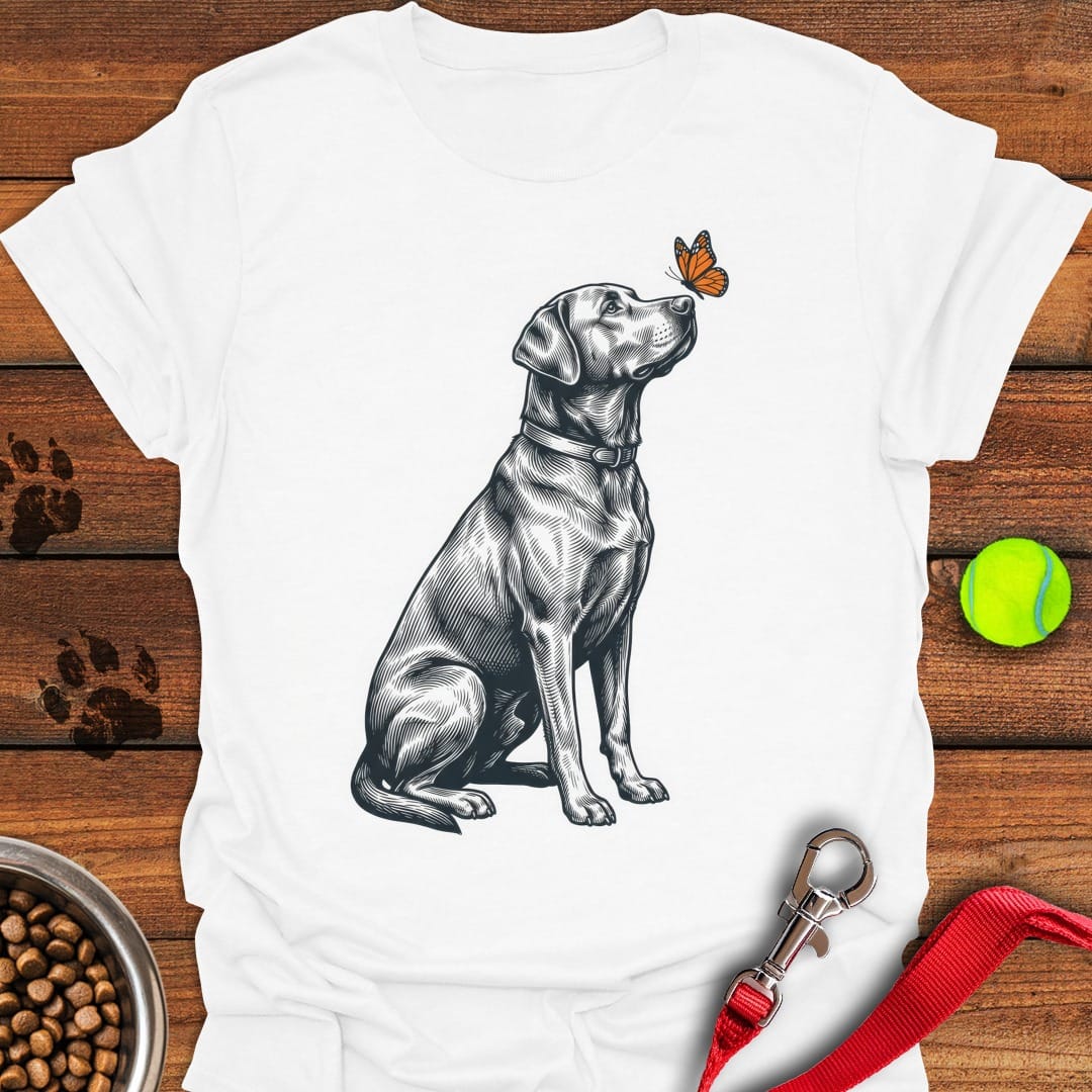 Labrador Butterfly White